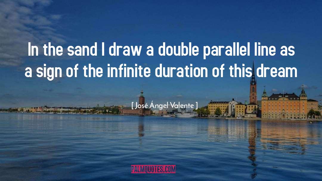 José Ángel Valente Quotes: In the sand I draw