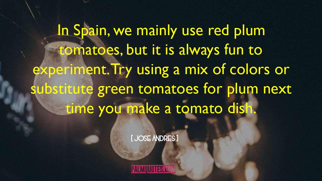 Jose Andres Quotes: In Spain, we mainly use