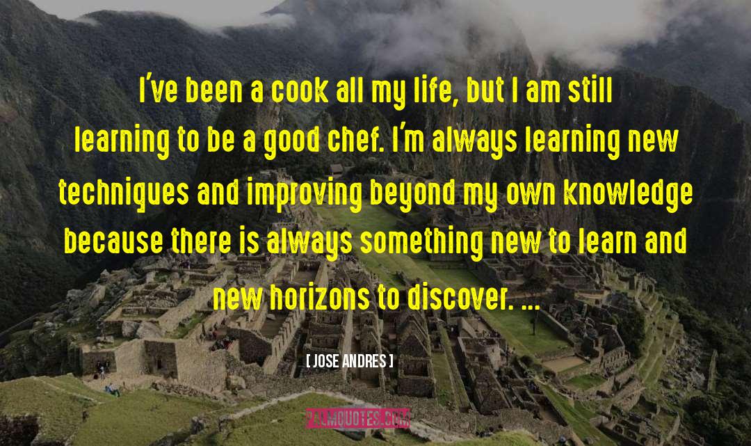Jose Andres Quotes: I've been a cook all