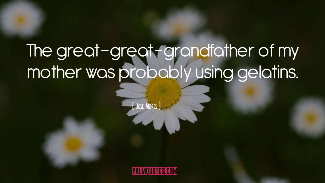 Jose Andres Quotes: The great-great-grandfather of my mother