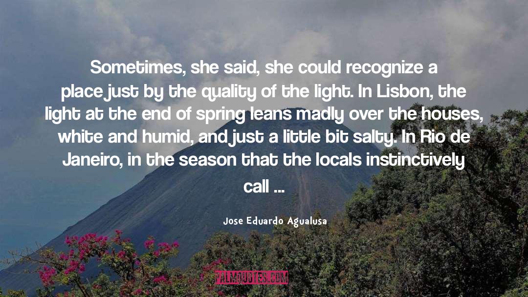 Jose Eduardo Agualusa Quotes: Sometimes, she said, she could