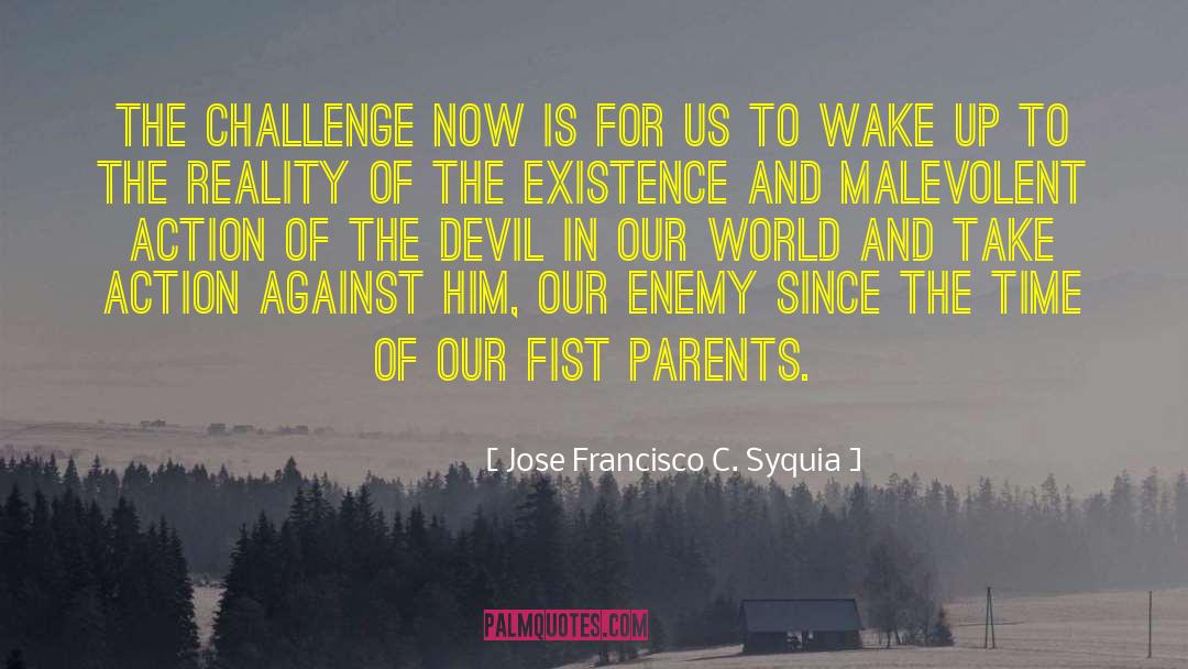 Jose Francisco C. Syquia Quotes: The challenge now is for