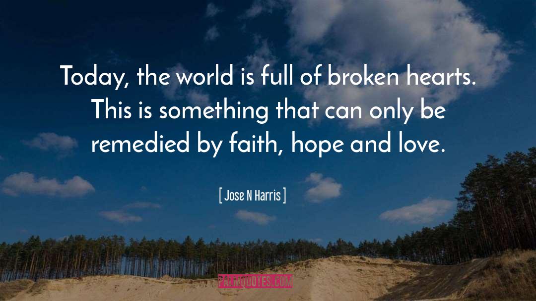 Jose N Harris Quotes: Today, the world is full