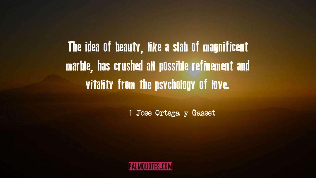 Jose Ortega Y Gasset Quotes: The idea of beauty, like