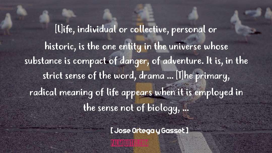 Jose Ortega Y Gasset Quotes: [L]ife, individual or collective, personal