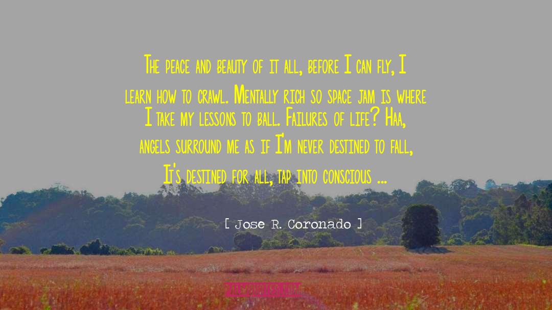 Jose R. Coronado Quotes: The peace and beauty of