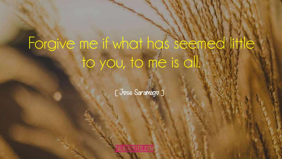 Jose Saramago Quotes: Forgive me if what has