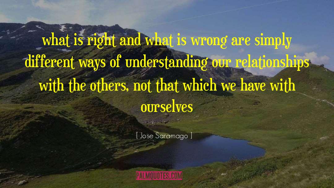 Jose Saramago Quotes: what is right and what
