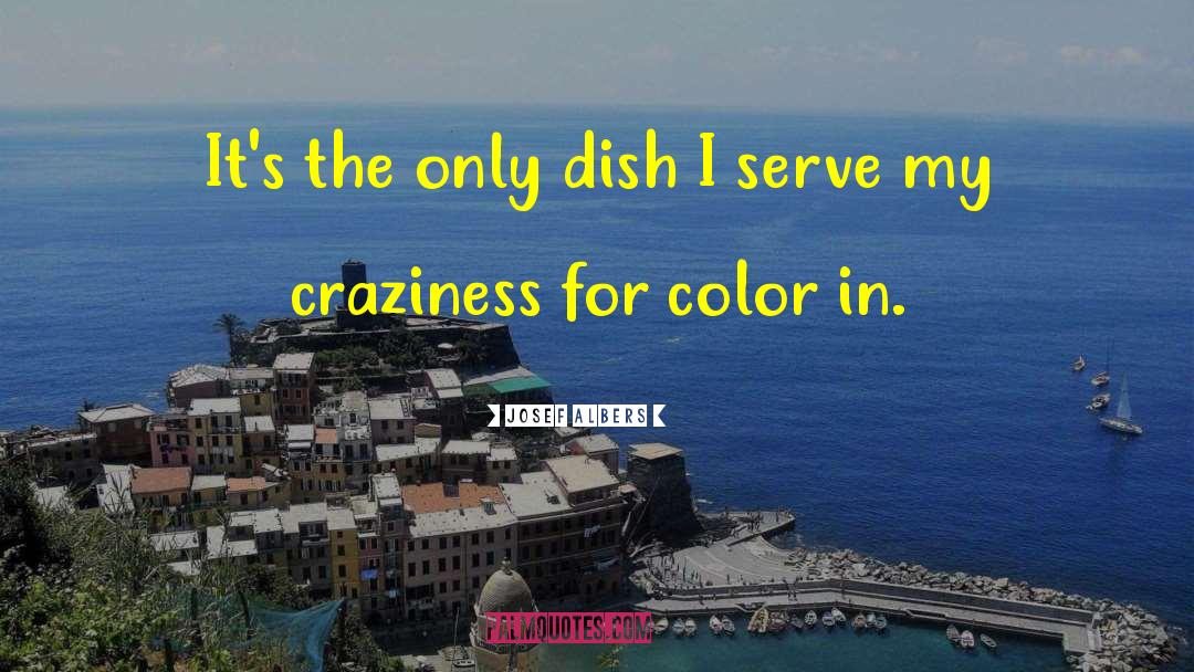 Josef Albers Quotes: It's the only dish I