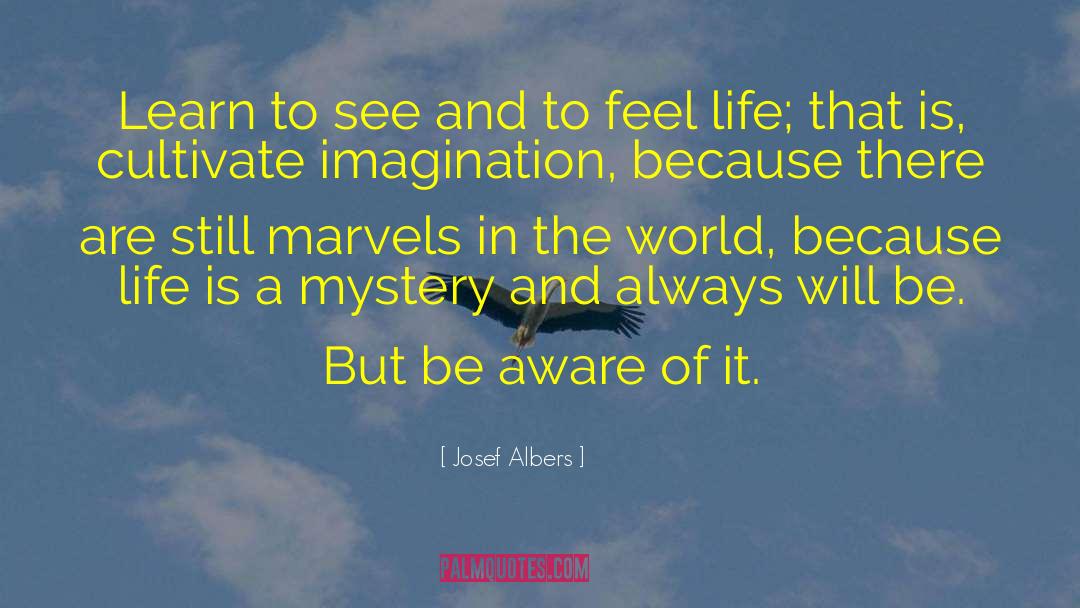 Josef Albers Quotes: Learn to see and to
