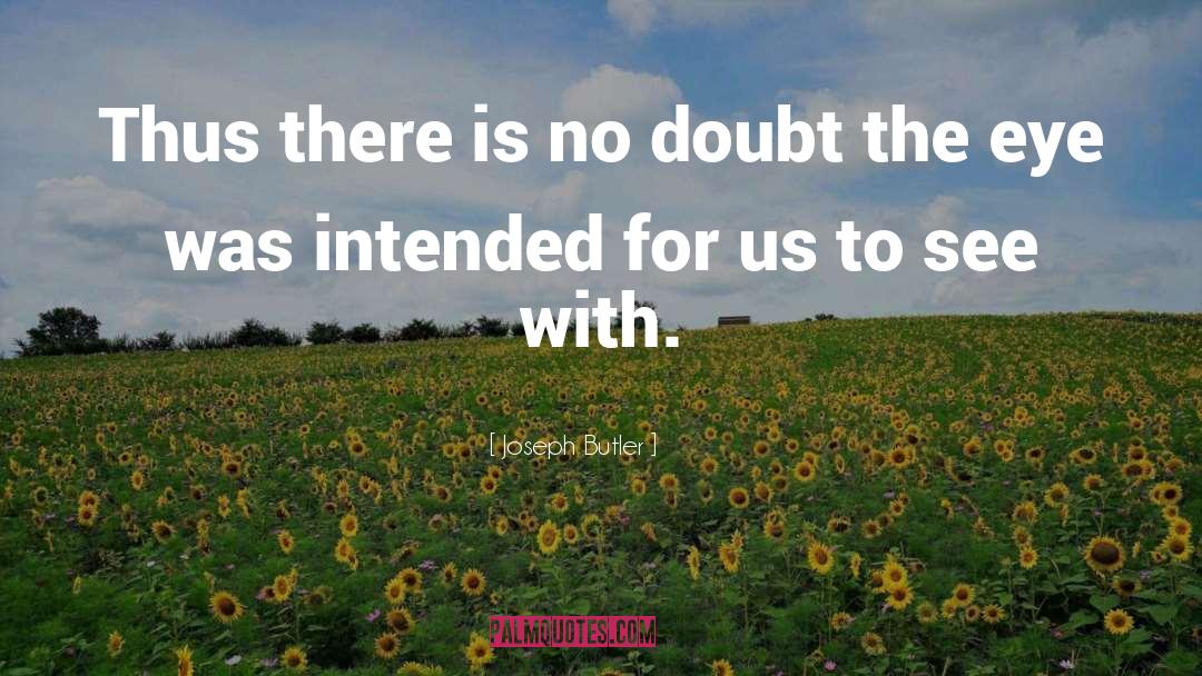 Joseph Butler Quotes: Thus there is no doubt