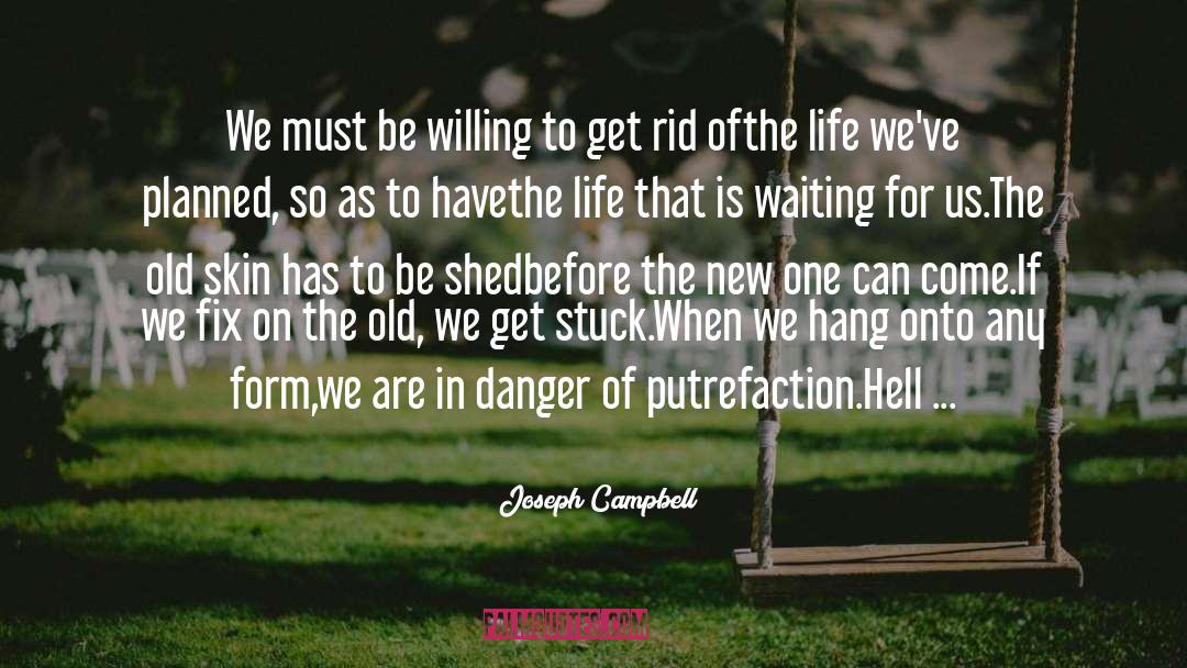 Joseph Campbell Quotes: We must be willing to