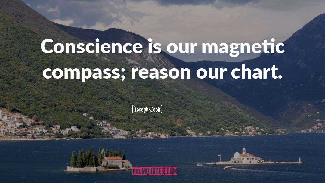 Joseph Cook Quotes: Conscience is our magnetic compass;