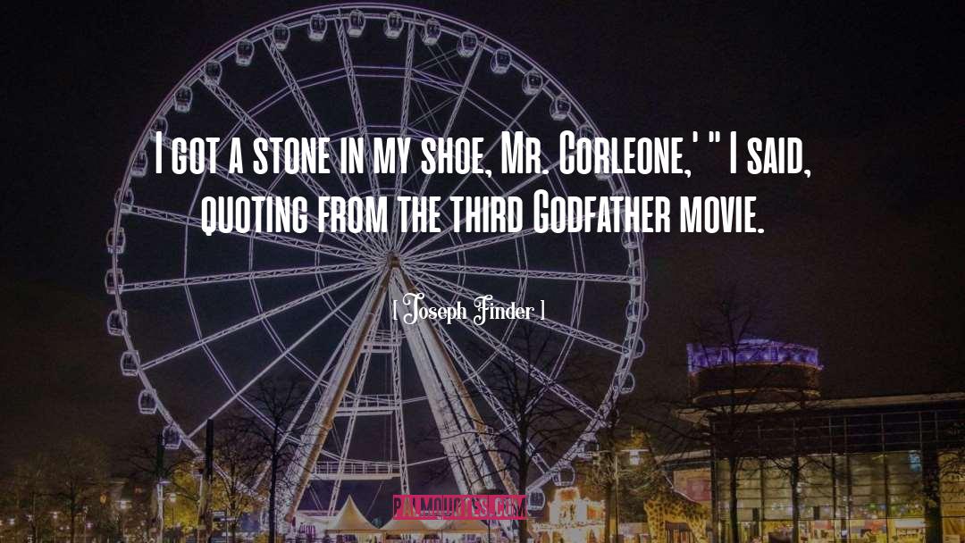 Joseph Finder Quotes: I got a stone in