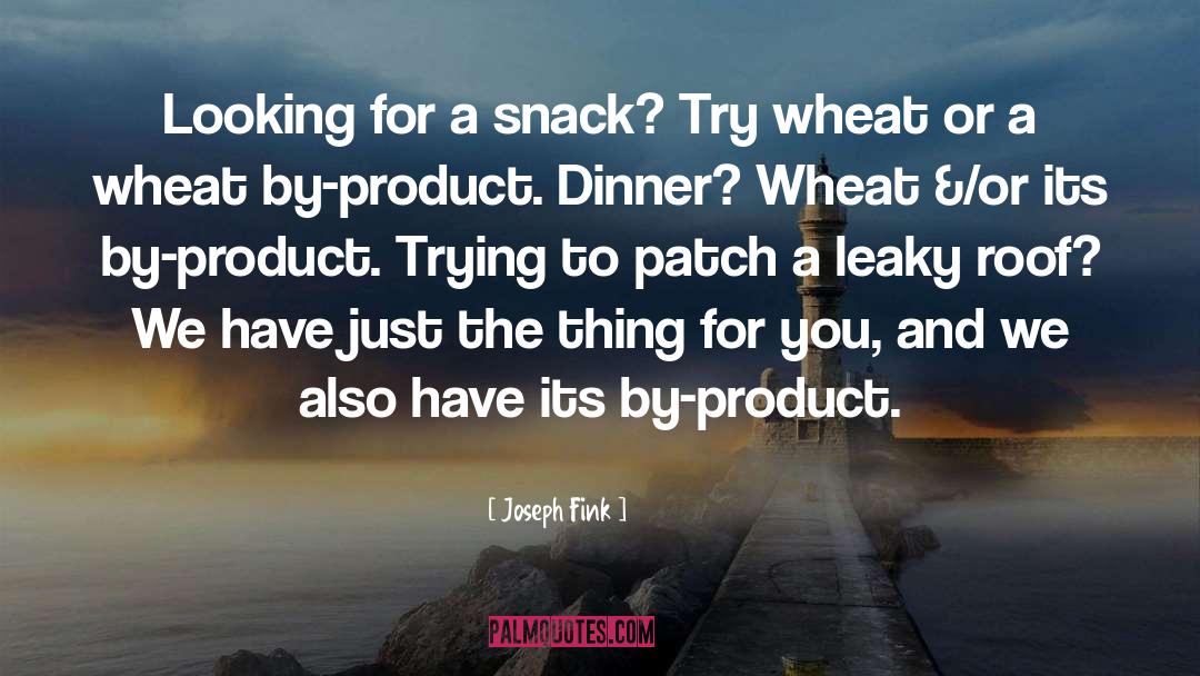 Joseph Fink Quotes: Looking for a snack? Try