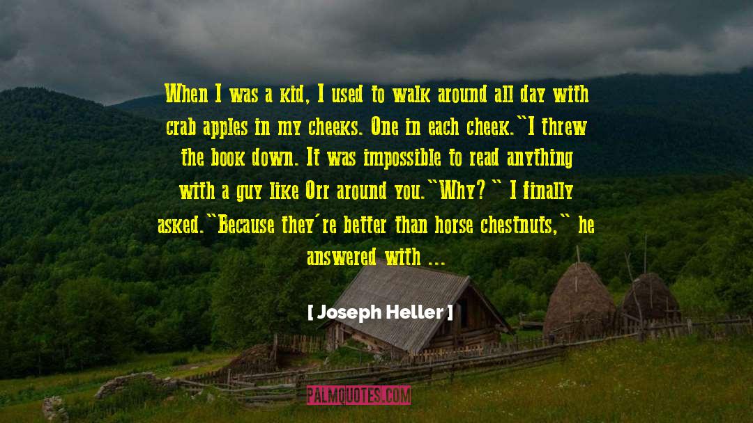 Joseph Heller Quotes: When I was a kid,