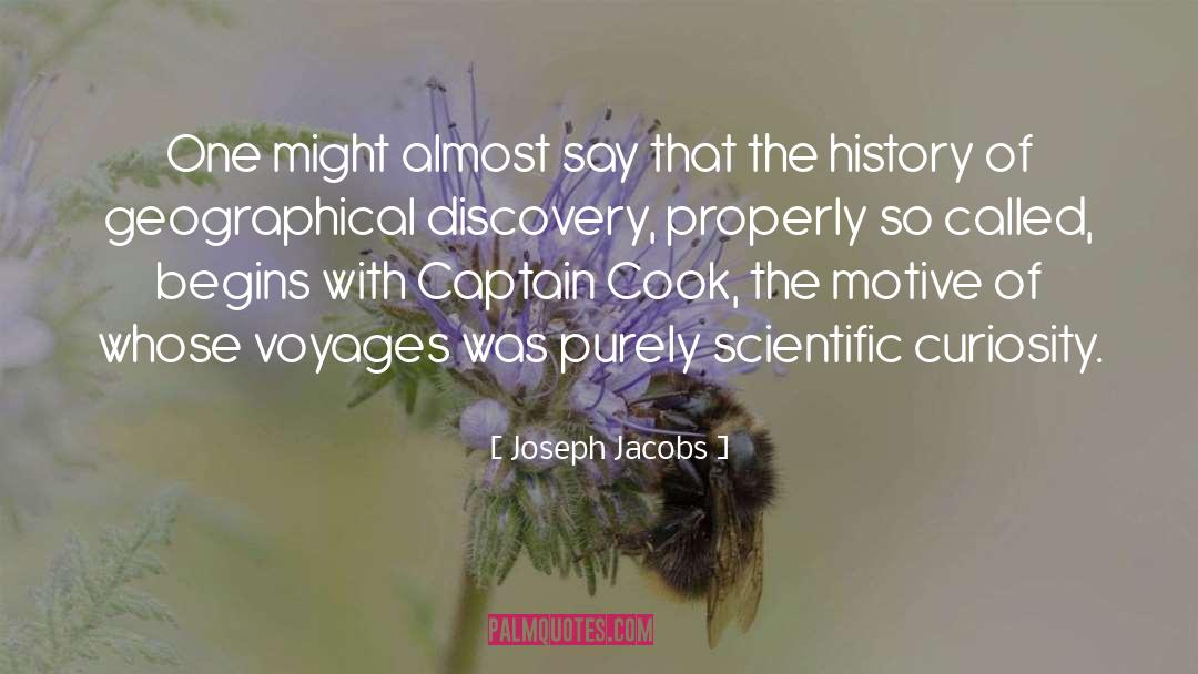 Joseph Jacobs Quotes: One might almost say that