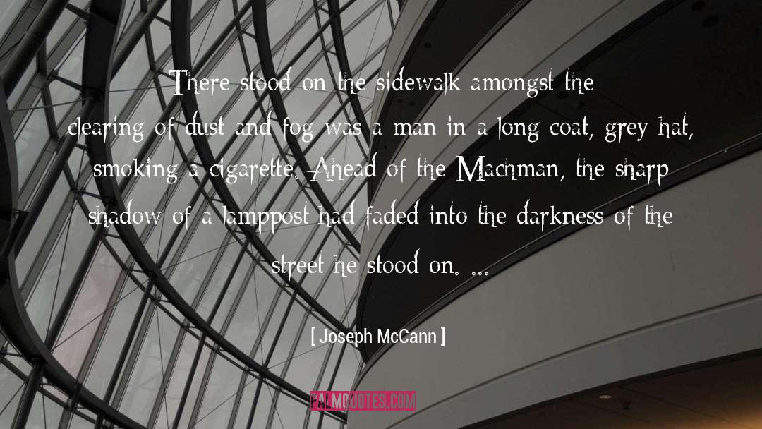 Joseph McCann Quotes: There stood on the sidewalk