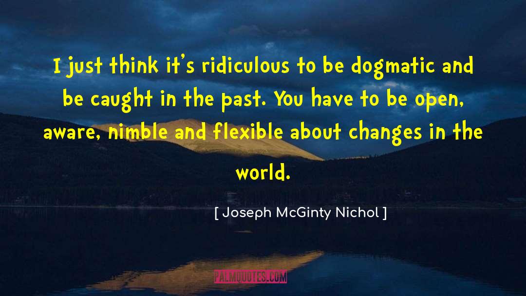 Joseph McGinty Nichol Quotes: I just think it's ridiculous