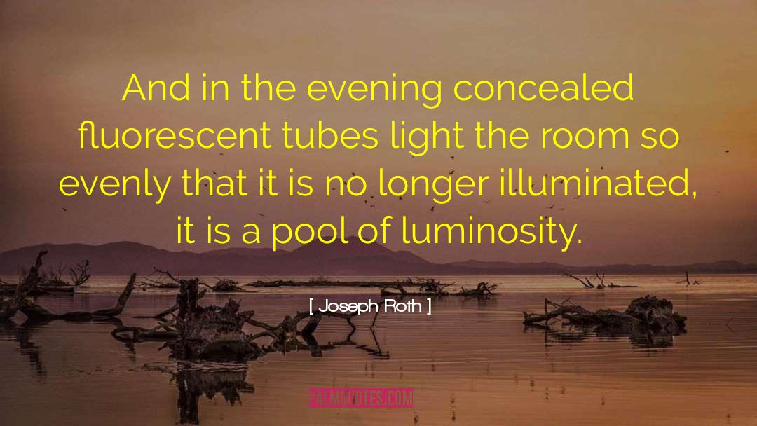 Joseph Roth Quotes: And in the evening concealed