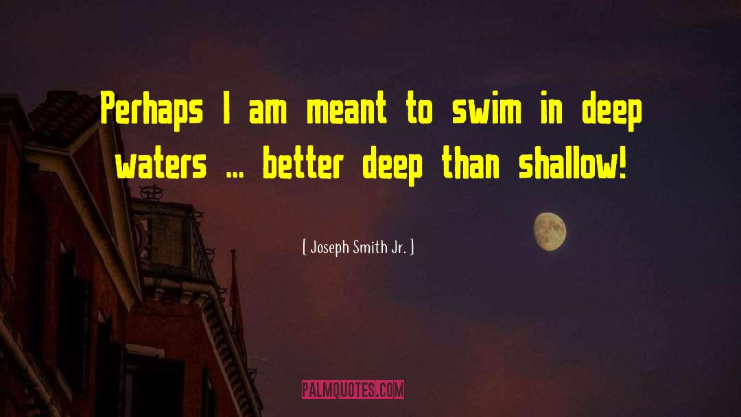 Joseph Smith Jr. Quotes: Perhaps I am meant to