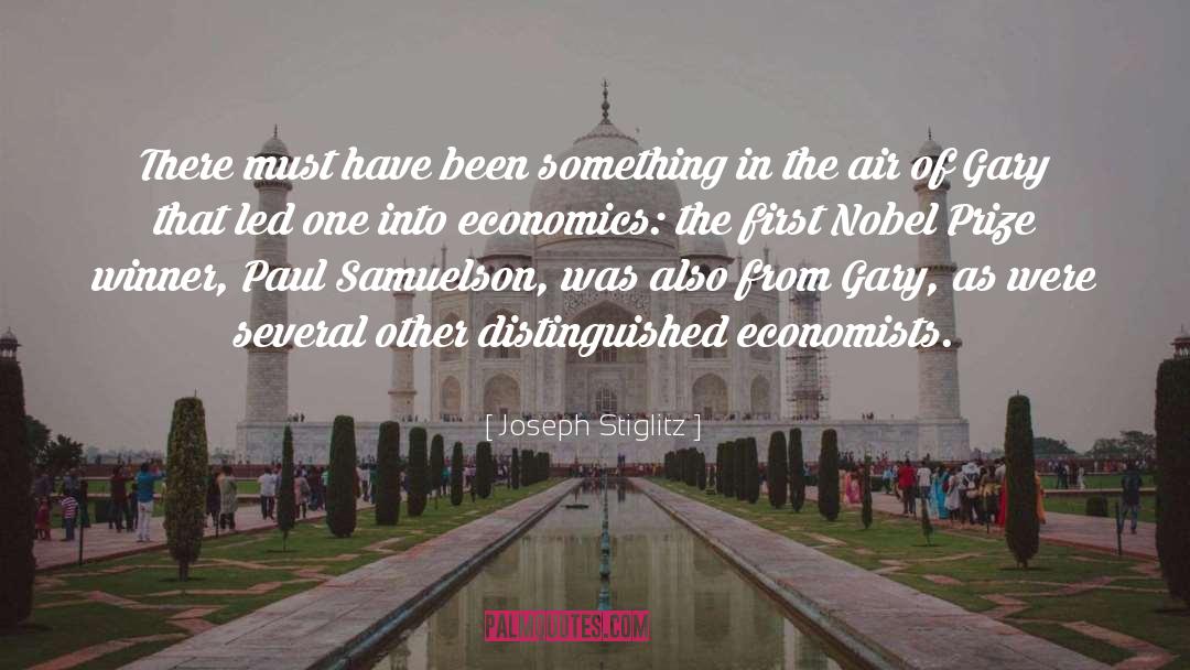 Joseph Stiglitz Quotes: There must have been something