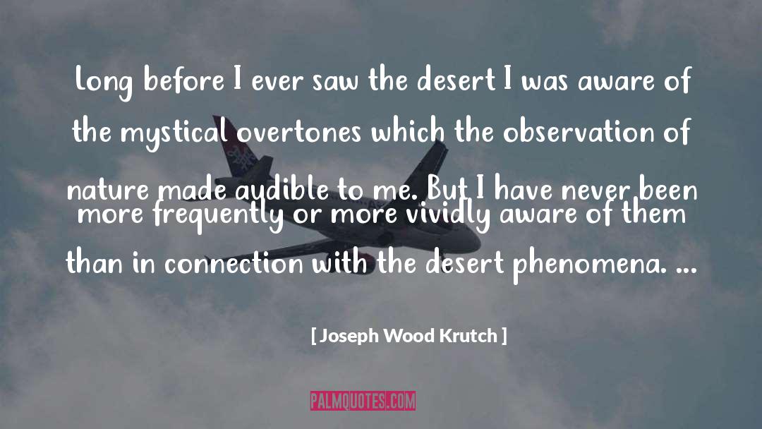 Joseph Wood Krutch Quotes: Long before I ever saw