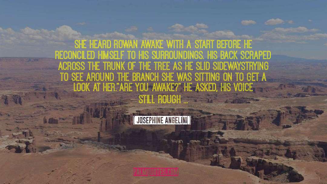 Josephine Angelini Quotes: She heard Rowan awake with