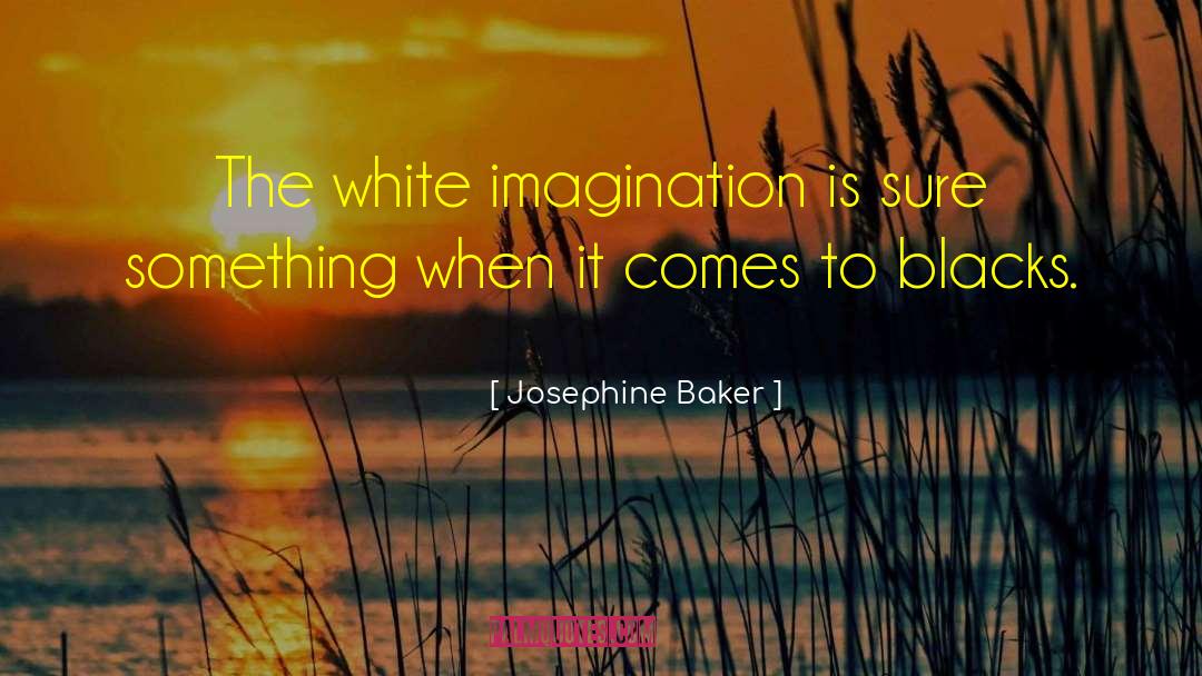 Josephine Baker Quotes: The white imagination is sure