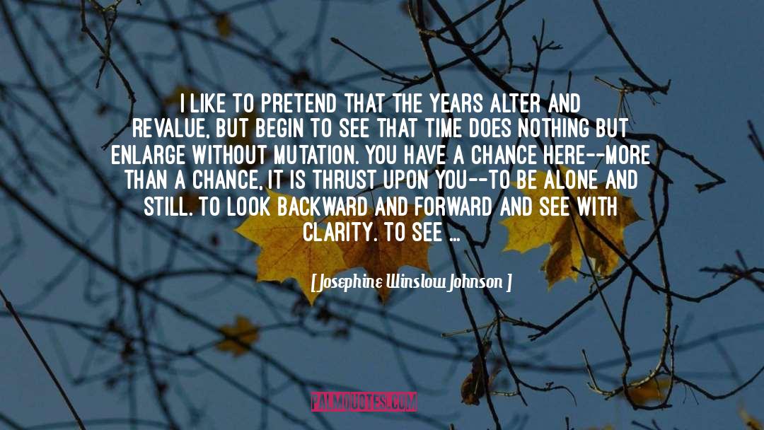 Josephine Winslow Johnson Quotes: I like to pretend that