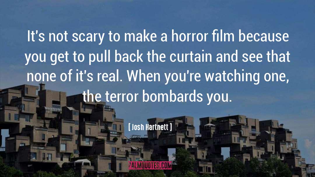Josh Hartnett Quotes: It's not scary to make