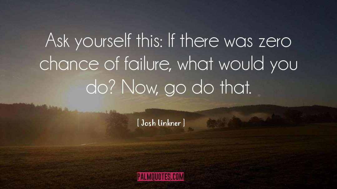 Josh Linkner Quotes: Ask yourself this: If there