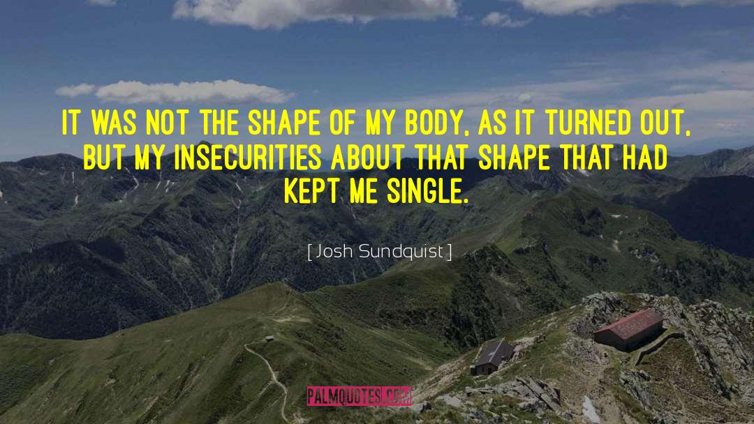 Josh Sundquist Quotes: It was not the shape