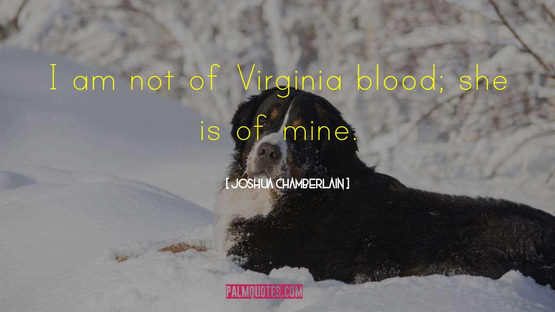 Joshua Chamberlain Quotes: I am not of Virginia
