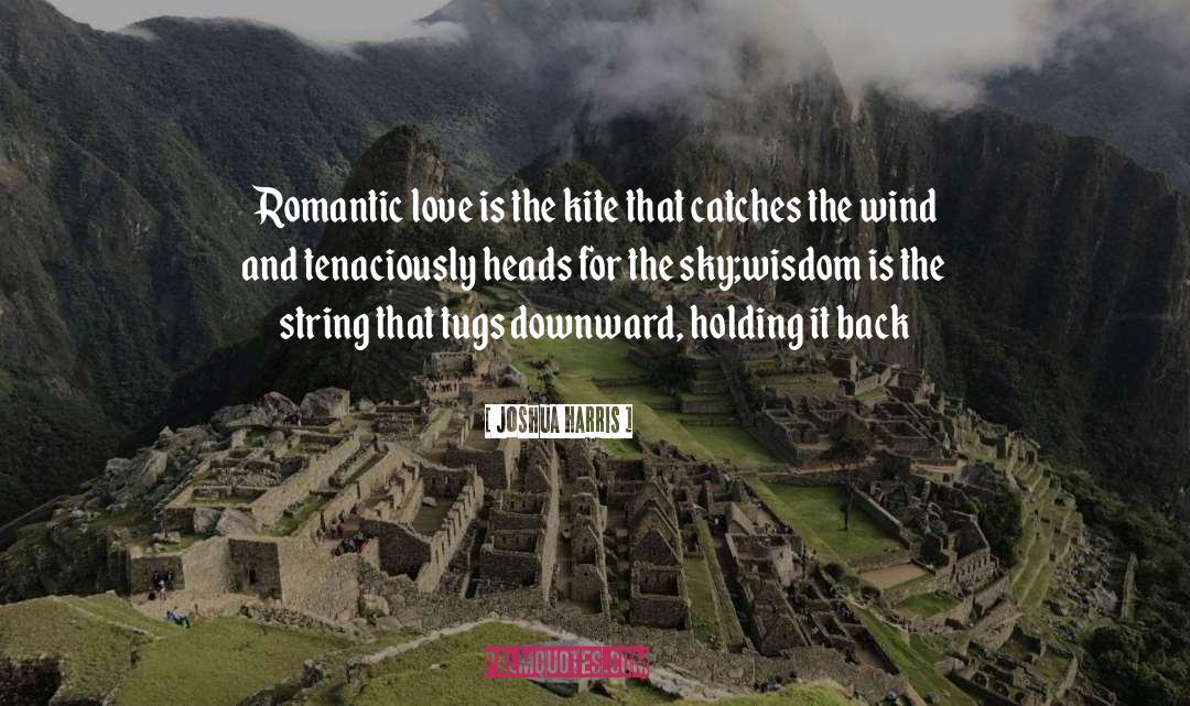 Joshua Harris Quotes: Romantic love is the kite