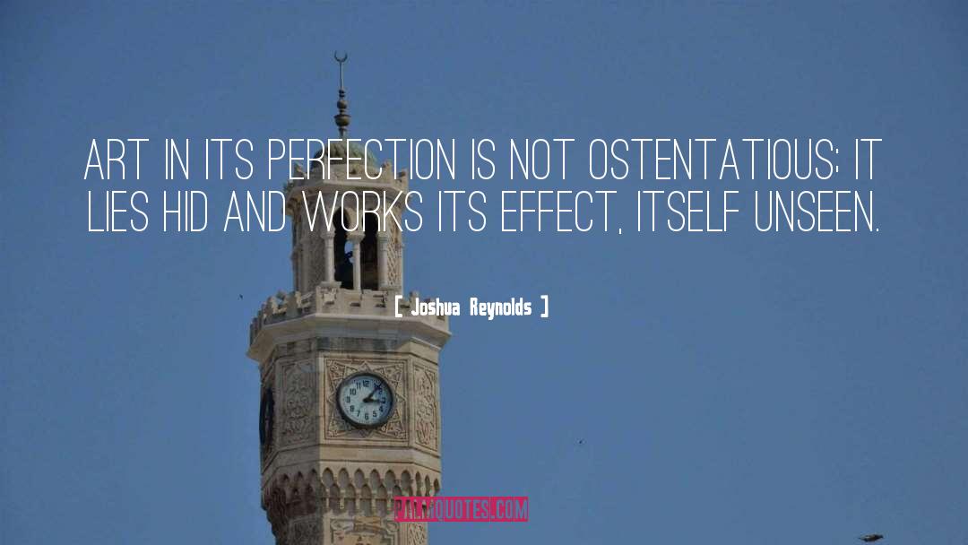 Joshua Reynolds Quotes: Art in its perfection is