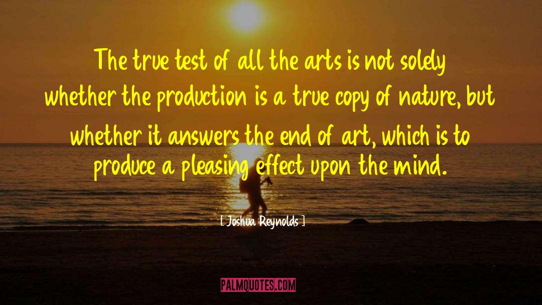 Joshua Reynolds Quotes: The true test of all