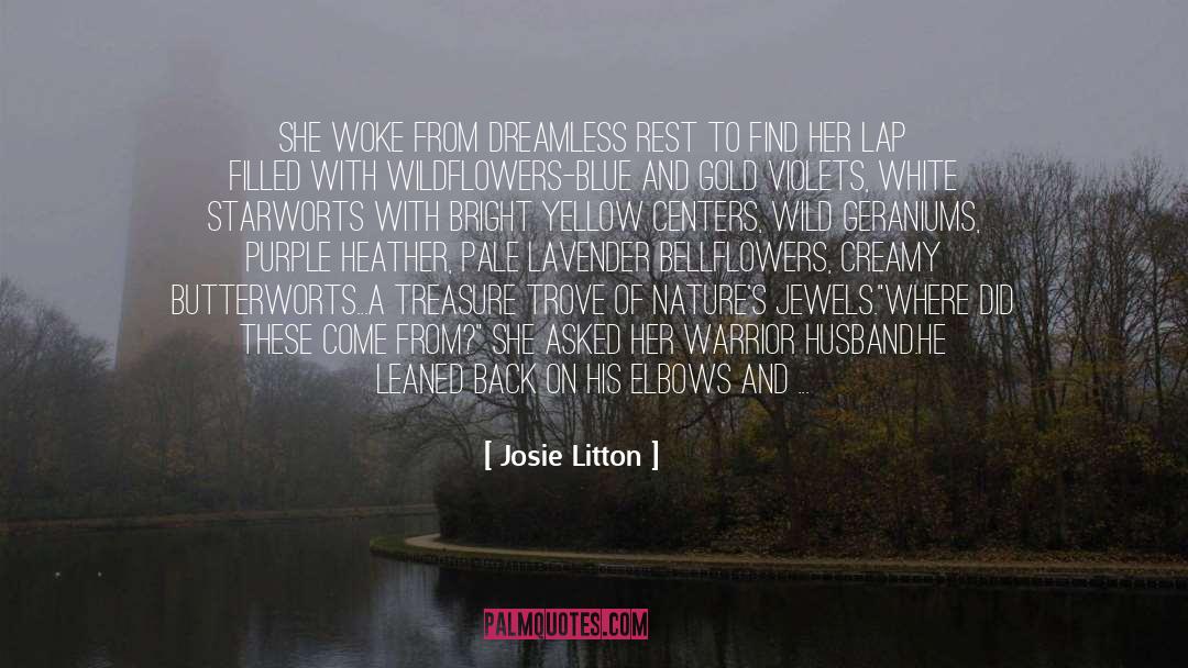 Josie Litton Quotes: She woke from dreamless rest