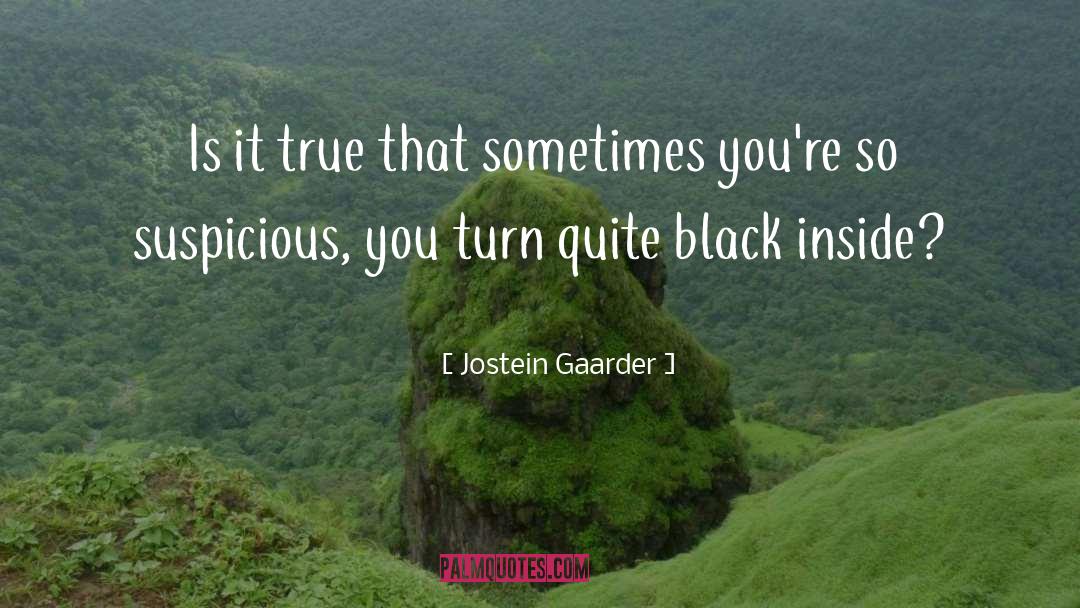 Jostein Gaarder Quotes: Is it true that sometimes