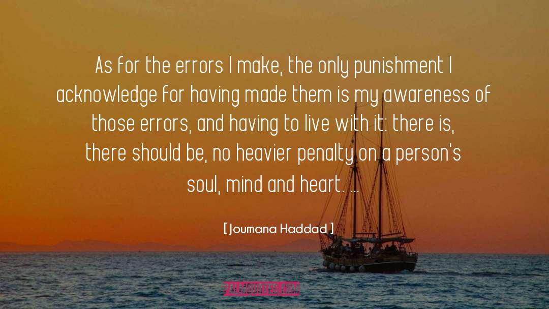 Joumana Haddad Quotes: As for the errors I