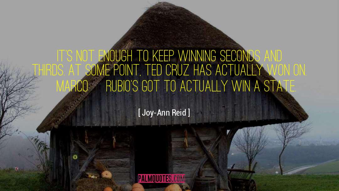 Joy-Ann Reid Quotes: It's not enough to keep