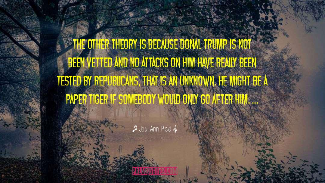 Joy-Ann Reid Quotes: The other theory is because