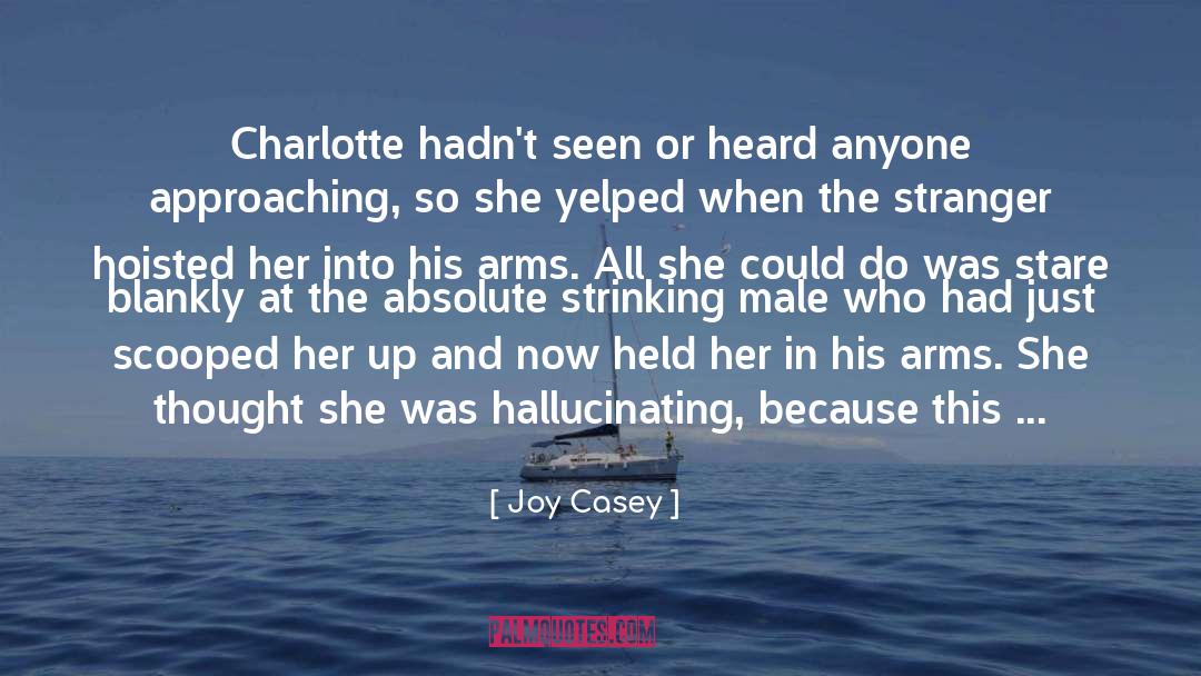 Joy Casey Quotes: Charlotte hadn't seen or heard
