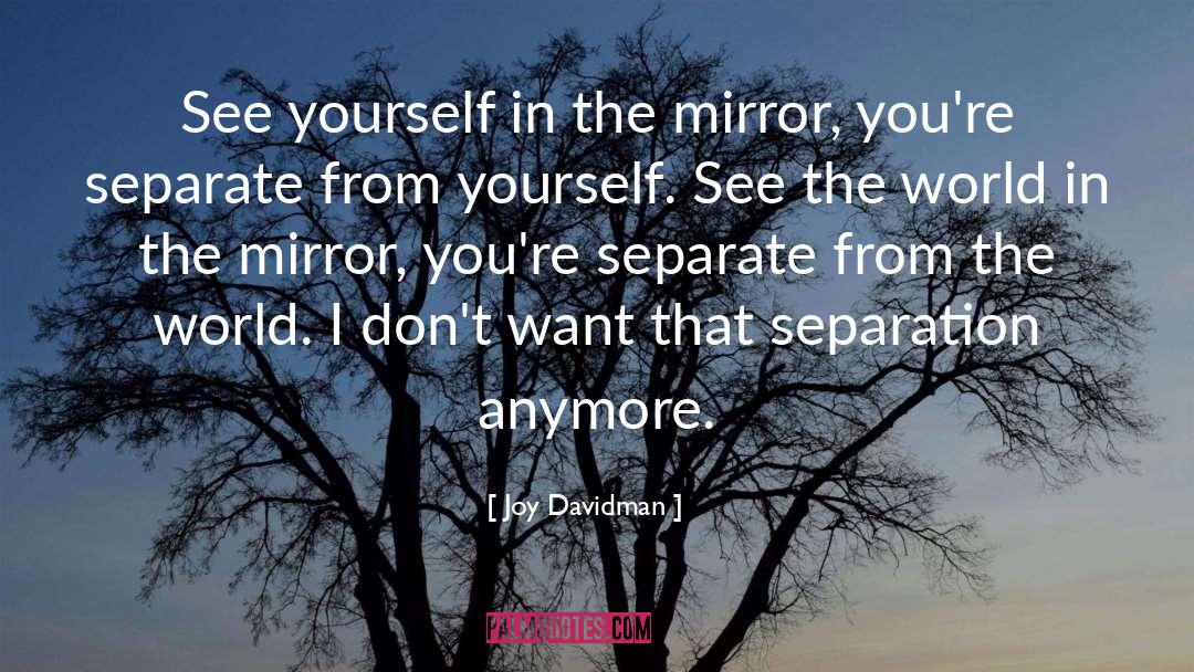 Joy Davidman Quotes: See yourself in the mirror,