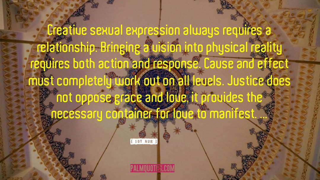 Joy Nur Quotes: Creative sexual expression always requires
