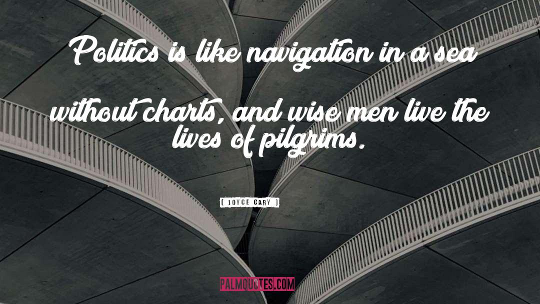 Joyce Cary Quotes: Politics is like navigation in