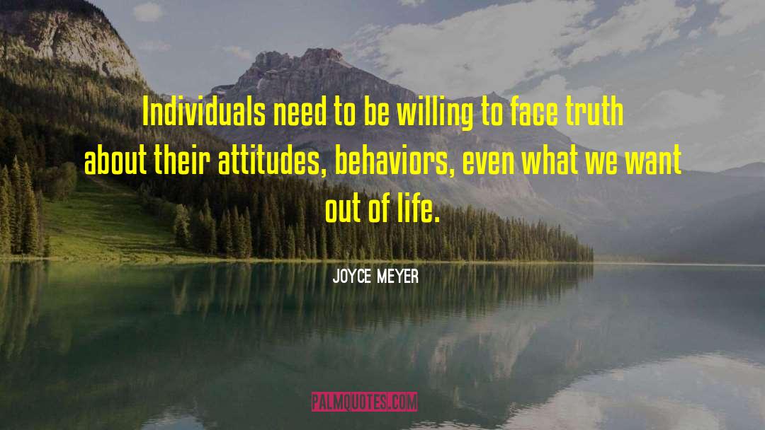 Joyce Meyer Quotes: Individuals need to be willing