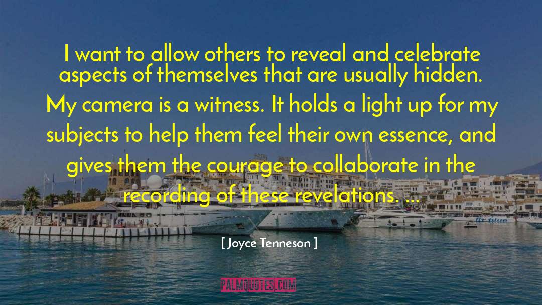 Joyce Tenneson Quotes: I want to allow others