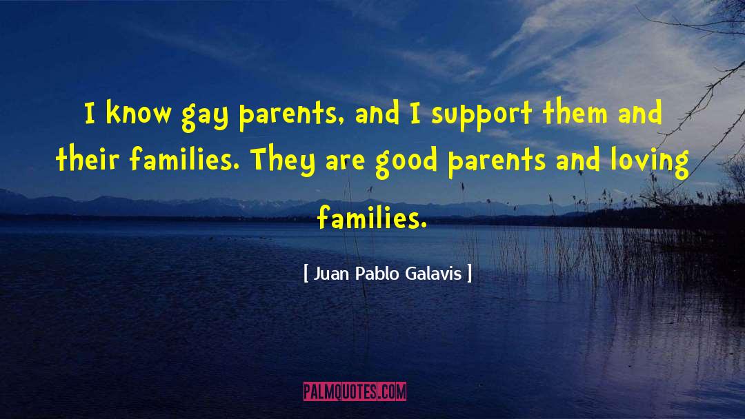 Juan Pablo Galavis Quotes: I know gay parents, and
