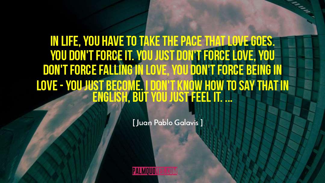 Juan Pablo Galavis Quotes: In life, you have to